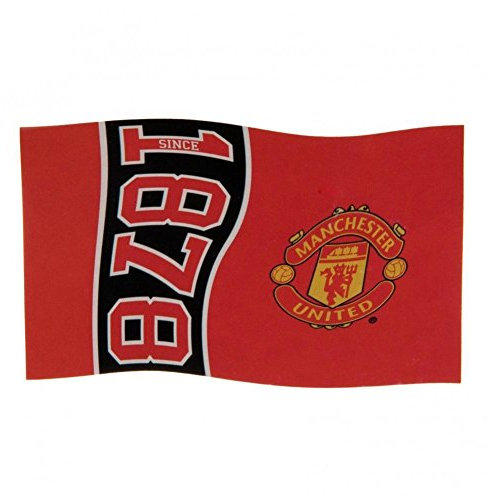 Man Utd Since 1878 Flag (152 x 91cm) - One Size