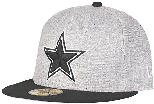 New Era 59Fifty Cap - Heather Dallas Cowboys grau - 7 1/8