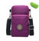 Piccola Borsa Porta Cellulare a Tracolla, Nylon Impermeabile, in Tela, per Telefono Piccolo Ragazze Donna del Sacchetto di Pochette Borse da Polso Cintura Running per iPhone Samsung Huawei