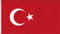 Flagge Großformat 250 x 150 cm wetterfest Fahne in 16 verschiedenen Ausführungen mit Ösen Farbe Türkei