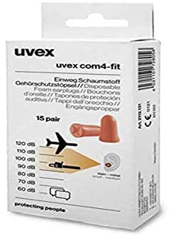 uvex 2112131 com4-fit Gehörschutzstöpsel 33 dB einweg 15 Paar