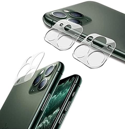 iPhone 11 / Pro/Max Kamera Schutz Folie Panzerfolie Hart-Glas Linse Cover - 2 Stück (für Apple iPhone 11 Pro Max)