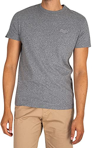 Superdry Men's Vintage Logo Emb Tee T-Shirt, Noos Grey Marl, XL