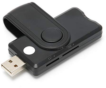 Multi-purpose Card Reader, Smart SD/TF ID SIM Card Reader, USB2.0 Laptop Universal Card Reader for Banks, Post Offices, Chip Cards, ID Card