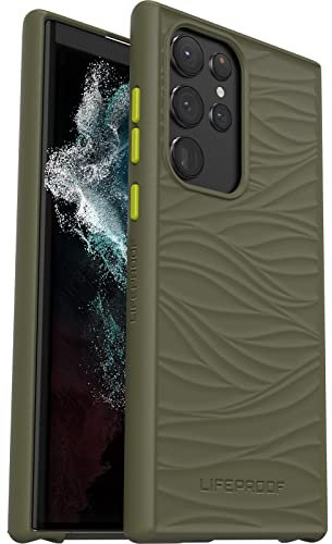 LifeProof Wake Hülle für Samsung Galaxy S22 Ultra, stoßfest, Sturzschutz bis 2 Meter, schlanke schützende Hülle, Nachhaltig hergestellt aus recyceltem Ozeanplastik, Grün