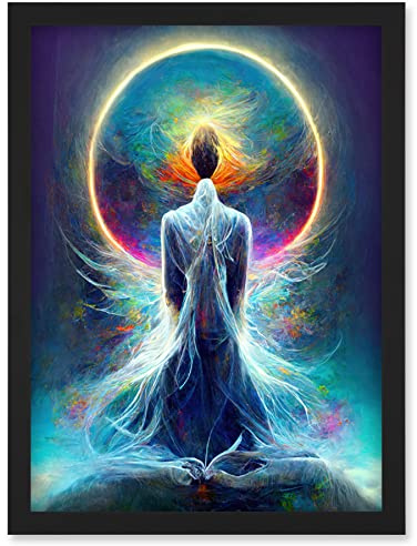 Doppelganger33 LTD Mystical Psychic Spiritual Dream Artwork Framed Wall Art Print A4