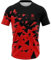 Herren Mountainbike MTB Top Kurzarm Atmungsaktiv Bequem Weich Feuchtigkeitstransport Radtrikot,Atmungsaktives Material, Schnell trocknend, antibakteriell (FA15,3XL)