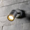 CGC Lighting Wandstrahler für den Außenbereich, Decke, schwenkbar, GU10, LED, IP44 (grau)
