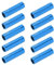 10Pcs Bike Shift Cable End Caps, Aluminum Alloy 4mm/0.2in Bicycle Inner Cable Caps Bike Brake Housing Ferrules End Crimps Shift End Fittings for Mountain Road Bicycle (Blue)