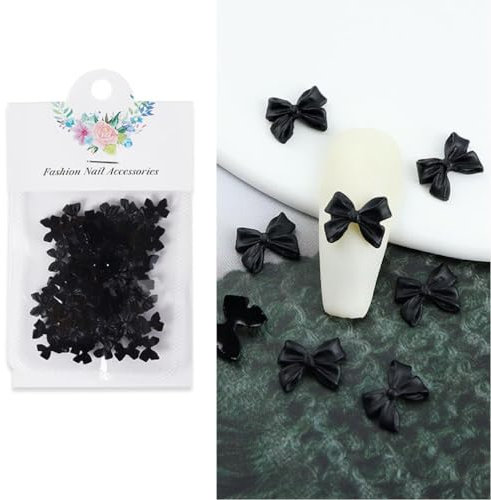 50of Pack Bows Nail Charm Flatback Nail Art Bowknot Nail Art Bows Nail Art Decoration Bowknot Nail Decals Bows Nail Charm