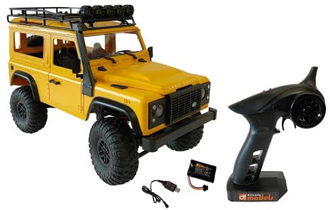 DF-MODELS Crawler Fernbedienung Land Rover Defender 90 1/12 RTR - 3190