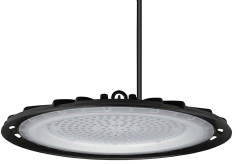 Ledvion Energieeffizienter LED-Hochregalsensor, 200W, 110lm/W, 22.000 Lumen, 6000K, IP65, Dimmbar, 2 Jahre Garantie, Professionelle UFO-Lampe, IP65-Zertifizierung