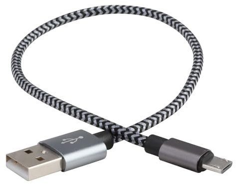 IBEIKE USB Power Cable for Fire Stick - 30cm Short USB Cable Replacement for Fire Tv Stick, Compatible with Chromecast, Power Bank, And Other Android Devices
