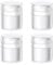 CHGCRAFT 4pcs Airless Pump Jars 50 ML Airless Pump Bottles Empty Cosmetic Container Travel Portable for Lotions Creams Makeup