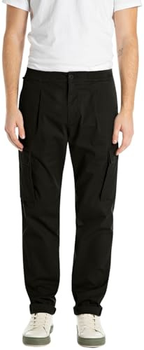 Replay Herren Cargo-Hose mit Seitentaschen