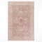 Alfombra de Vinilo 60x90 cm Impermeable Fácil Limpieza de Material Sintético de Calidad Rectangular Decoración de Interiores PCV para Cocina Salón y Dormitorio - Rosa empolvado