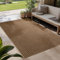 Carpetsale24 Outdoor Teppich Wetterfest 300x400 (280 x 370 cm) Beige - Robust, Polypropylen, Natürlicher Jute-Optik, Antirutsch, Waschbar - In- & Outdoor Teppich für Balkon, Garten, Terrasse, Küche