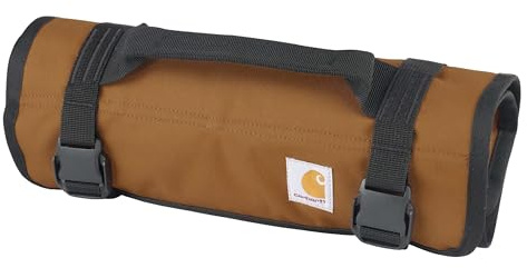 Carhartt Utility Roll Organizer, Durable, Water Resistant Tool Roll, Carhartt Brown, 16 Pocket