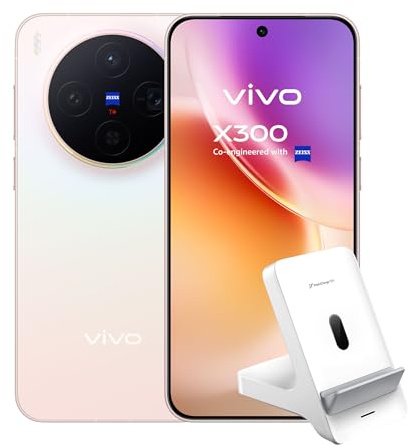 vivo Bundle X300 5G Smartphone, 12G + 256G, kompakter 6,31-Flachbildschirm, ZEISS Dreifachkamera, 200 MP ZEISS Hauptkamera, Dimensity 9500 Ladegerät, 50 W FlashCharge Charger