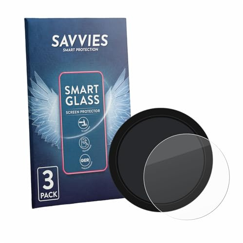 Savvies 3 Stück Panzer Schutz Glas für Shearwater NERD 2 dive computer 9H Schutzfolie HD, Blasenfrei, Anti-Fingerabdruck, Stoßfest, Displayschutz