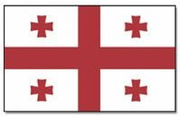 Flagge 90 x 150 : Georgien