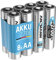 ANSMANN Akku AA 2700mAh NiMH 1,2V - Mignon AA Batterien wiederaufladbar, mit hoher Kapazität ideal für hohen Strombedarf wie Foto-Blitz, Taschenlampe, Controller (8 Stück)