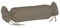 Fleuresse Colours Kissenbezug, Mako Satin, Taupe, 40 x 15 cm