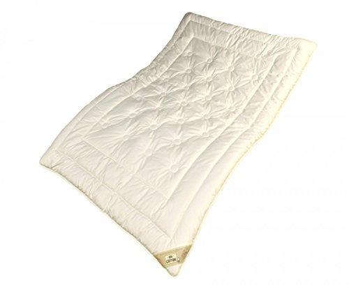 Garanta Extra Leicht Steppbett Bettdecke Cotton Kinder - Größe 100 x 135 cm - Füllung Baumwolle aus Bio Tierhaltung