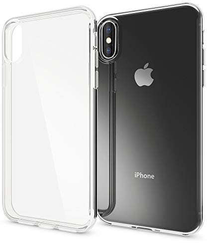 NALIA Funda Carcasa Compatible con iPhone X XS, Protectora Movil Silicona Ultra-Fina Gel Cubierta Estuche, Goma Telefono Bumper Phone Cover Cobertura Delgado Claro Case Cristal Clear - Transparente