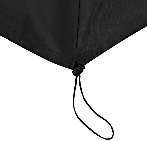 Melko Abdeckplane Gartenmöbel 160 x 160 x 90 cm Schutzhülle Abdeckhaube Plane Rattanmöbel Wetterschutz