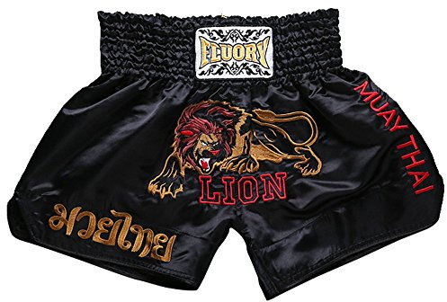 FLUORY Muay Thai Fight Shorts Clothing Training Cage Fighting Grappling Martial Arts Kickboxing Shorts Clothing