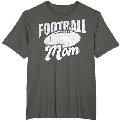 Football Mom Mama American Football Geschenk Mama T-Shirt
