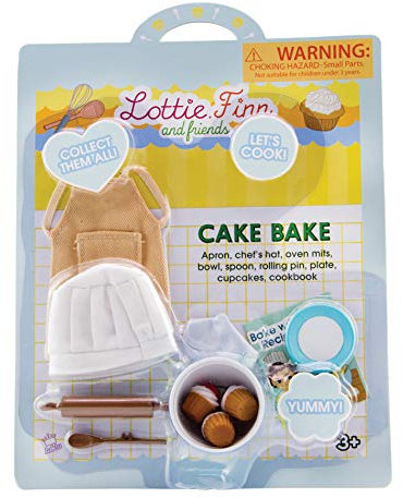 Lottie Cake Bake Doll Accessories, Chef Doll Accessories, Doll Apron, Doll Baking Set, Doll Cooking Accessories, Doll Kitchen Accessories, Cupcake Doll Accessories, Baker Doll, Cook Doll