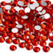 Yantuo Flat Back Rhinestons Red 1440pcs, Lt.Siam 5 mm ss 20 Round Non Hotfix Rhinestone Glitter Gems,Glue On Crystal Stone for Nail Art,Shoes, DIY Craft Deacorations
