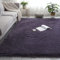 CHBIN Hochflor 100x200cm Shaggy Teppich Wohnzimmer Teppich Home Teppich Faux Lammfell Flauschig für Bettvorleger Sofa Matte Oder Schlafzimmmer Deko Usw, Dunkelviolett