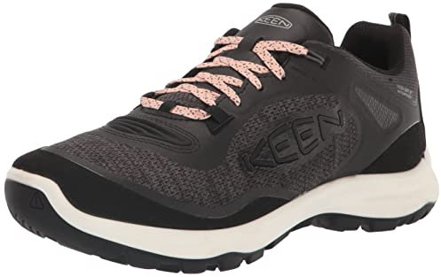 KEEN Damen Terradora Flex Low Height Waterproof Wanderschuhe, Schwarz/Peachy, 42 EU