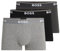 BOSS Herren Trunk 3p Co/EL Boxershorts, Open Grey 061, M EU