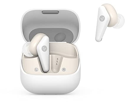Libratone AIR Color True Wireless In-Ear Kopfhörer (bis zu 24h Akku, Premium Klang, spritzwassergeschützt IP54, Bluetooth 5.2) weiß