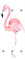 Cuadros Lifestyle Designer Garderobe 50x120 cm | Flamingo | Garderobenleiste mit 6 Edelstahlhaken | Garderobenpaneele | Urban Look | Kleiderständer | Kleiderablage | Garderobenständer