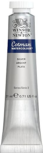 Winsor & Newton Cotman Aquarelle 617 Argent, Tube 21ml