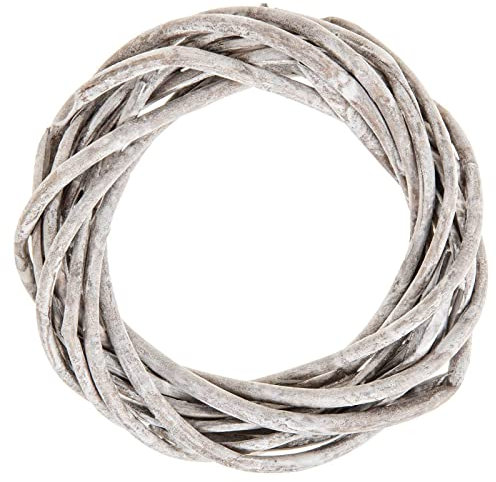 SIDCO Kranz Weide Naturkranz Dekokranz Türkanz Tischkranz Weidenkranz Holzkranz 15 cm