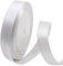 POPOYU Satinband Weiß 15mm, 23 Meters Dekoration Präsent Geschenkband Breit Schleifenband, Stoffband für Kleid Hochzeit, Taufe und Geburtstag Geschenke,Satin Dekoband, Deko Band Geschenkverpackung