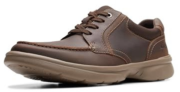 Clarks Bradley Vibe, Oxford Hombre, Piel de Cera de Abeja, 44 EU