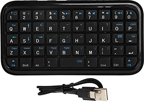 Leapiture Teclado Portátil Mini Teclado Bluetooth Teclado Ligero De Bolsillo Recargable para Teléfonos Inteligentes Tablet Teléfono Móvil Inteligente
