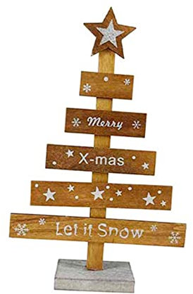 Gadpiparty weihnachtsbaumdeko Christbaum tischdeko Tannenbaum Weihnachtsfeier Tischdekoration Schreibtischzubehör weihnachtsdeko Weihnachtsbaum aus Holz Buchstabe Lieferungen Geschenk