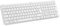 Logitech Signature Slim K950, clavier sans fil, design élégant, saisie sur plusieurs dispositifs, frappe discrète, Bluetooth, multi-systèmes d’exploitation, Windows, Mac, Chrome, FRA AZERTY, Blanc