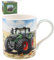Tractor Design (Green, Red Wheels) Fine China Mug