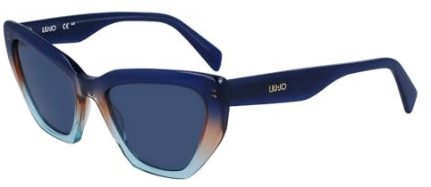 LIU JO LJ794S 439 GRADIENT BLUE/BROWN 54/19/140 Damen Sonnenbrillen