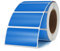 YIKIADA 500 Stück Etiketten 25 × 50 mm Selbstklebend Beschriften Aufkleber Vinyl Wasserfest Ablösbar Klebeetiketten Rolle für Marmeladengläser Blau