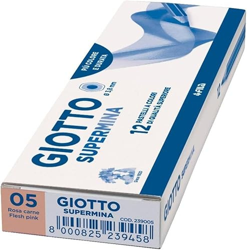 GIOTTO Supermina 12 pz. Pastelli Colore Rosa Carne N. 05